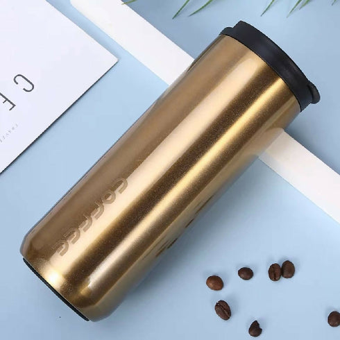 Insulated Vacuum Coffee Cup, Reusable Leakproof Double Wall Coffee Cup